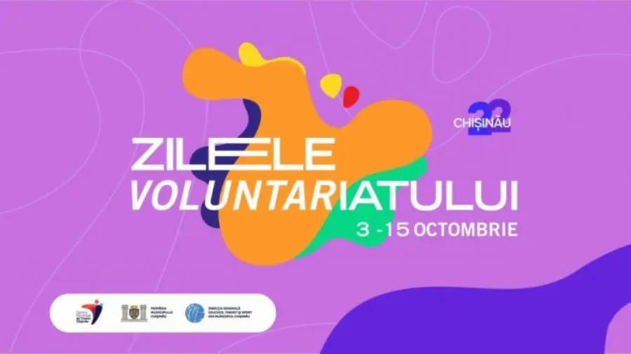 La Chișinău au început Zilele Voluntariatului! Vezi programul activităților