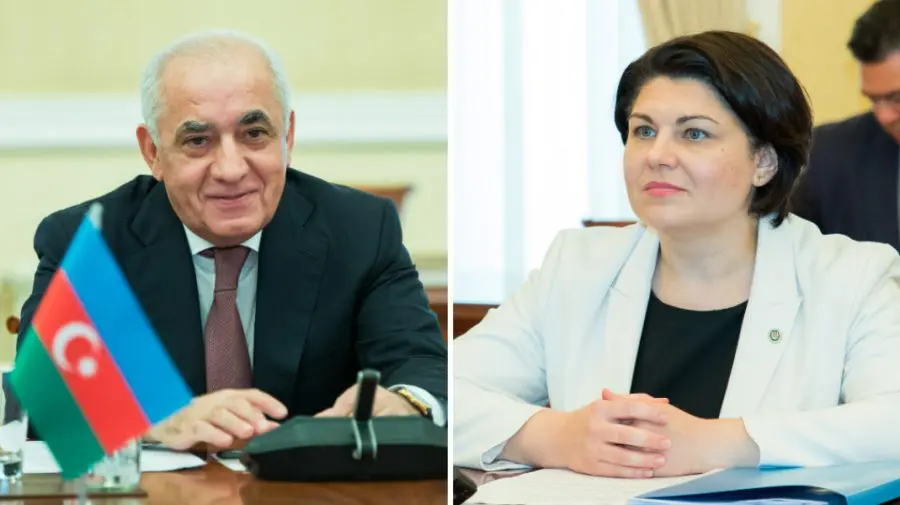 FOTO Două țări prietene: Relațiile moldo-azere, discutate de Natalia Gavrilița și premierul Ali Asadov