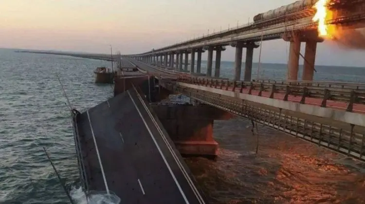 Rusia: Podul din Crimeea rămâne impracticabil pentru camioane până la iarnă