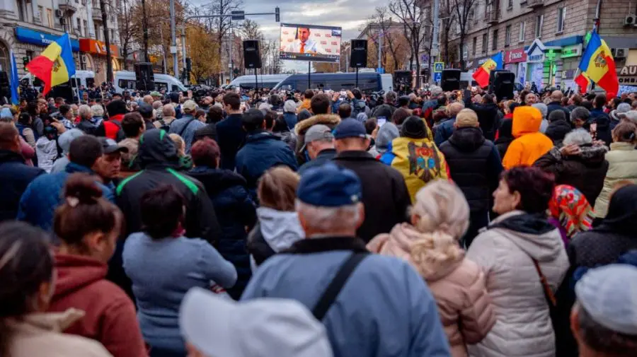 FOTO, VIDEO Ilan Șor a îndemnat moldovenii să manifeste nesupunere civică față de guvernarea PAS