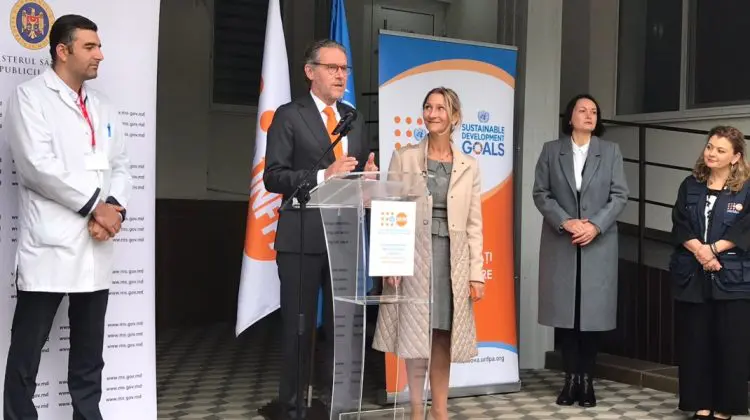 FOTO, VIDEO Maternitatea din Bălți, dotată cu echipament de ultimă generație de către UNFPA, a fost inaugurată