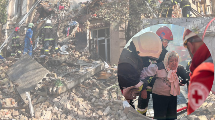FOTO, VIDEO de groază după atacurile cu drone la Kiev. O persoană – moartă. Zelenski: Nu ne vor doborâ
