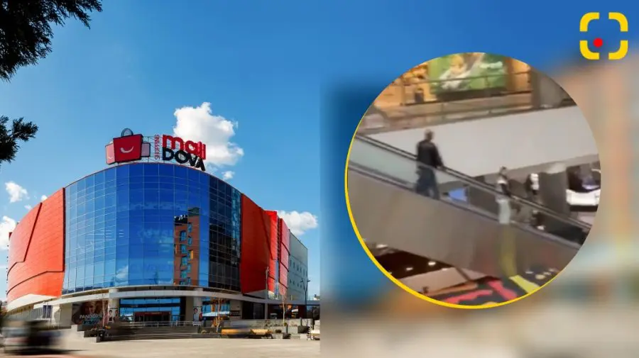 VIDEO A fost alertă cu bombă la mall-ul de la Botanica. Oamenii își vedeau de treabă