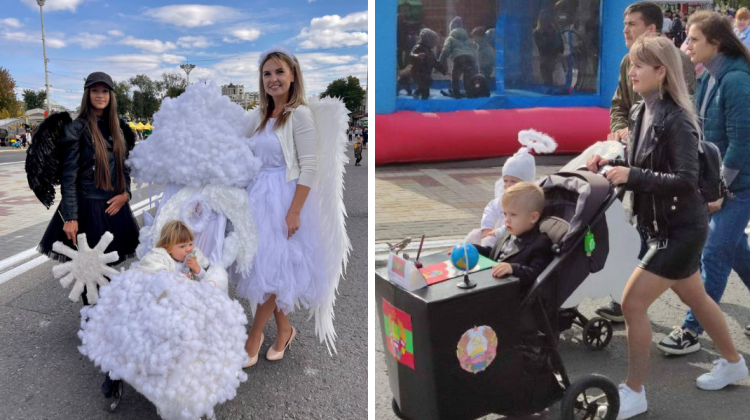 FOTO,VIDEO Paradă mai puțin obișnuită la Tiraspol! Zeci de familii au adus cu cele mai colorate cărucioare pentru copii
