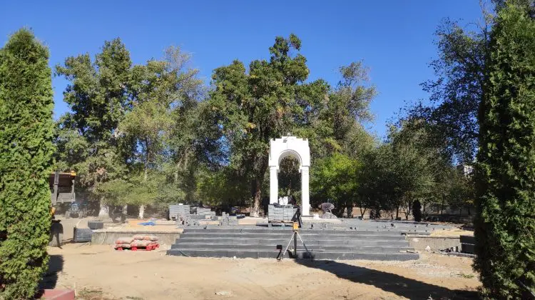 Lucrările de modernizare a parcului din Taraclia au fost efectuate în proporție de 70%