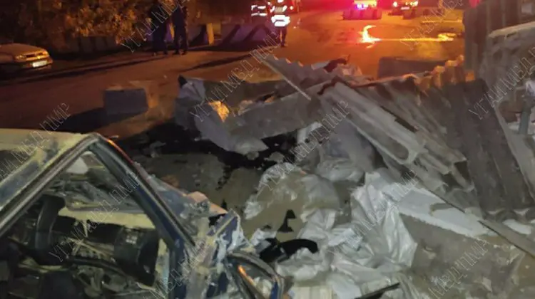 IMAGINI DE GROAZĂ, după un accident produs în stânga Nistrului. O persoană și-a pierdut viața