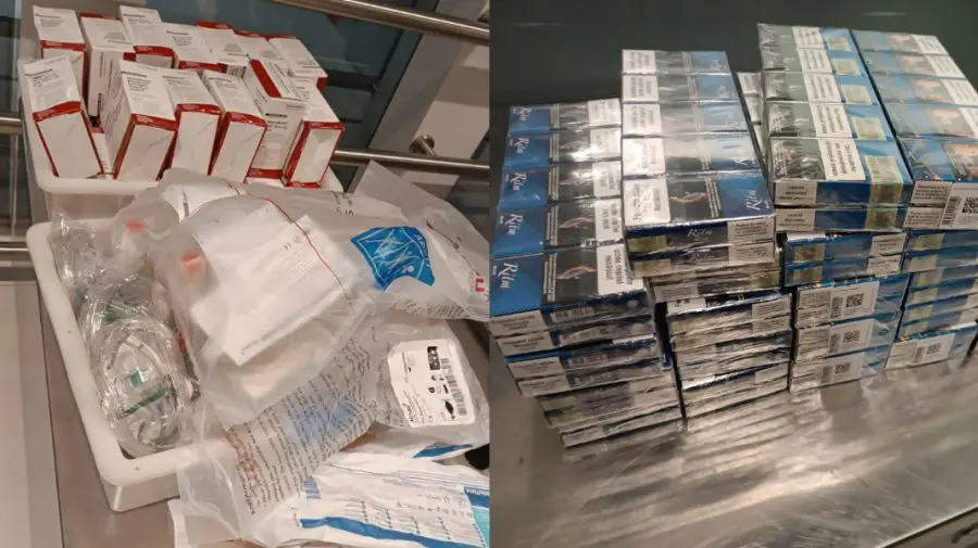 FOTO Medicamente și țigări nedeclarate, dosite în bagajele mai multor pasageri. Unde urmau să „zboare” bunurile