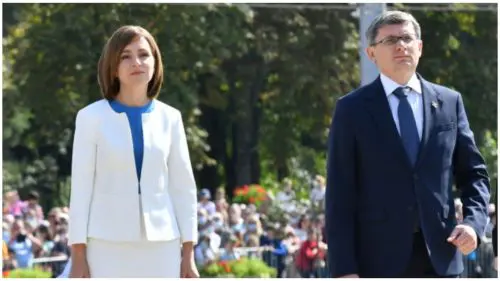 Maia Sandu și Igor Grosu, după incursiunea dronelor în spațiul aerian al Moldovei: „Condamnăm acest război”