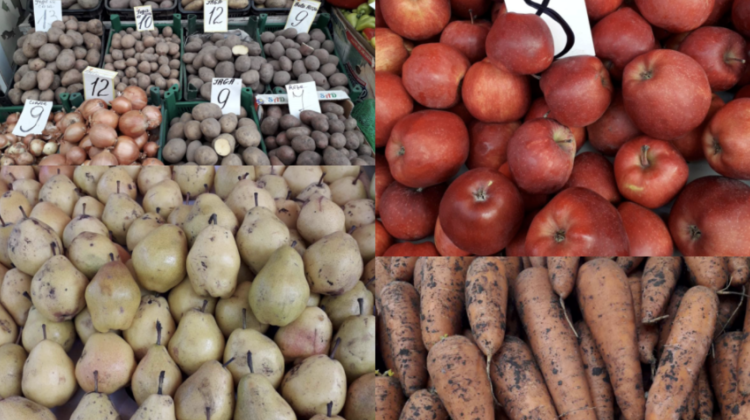 FOTO La Piața Centrală găsim de toate! Câți bani trebuie să scoți din buzunar pentru a umple frigiderul