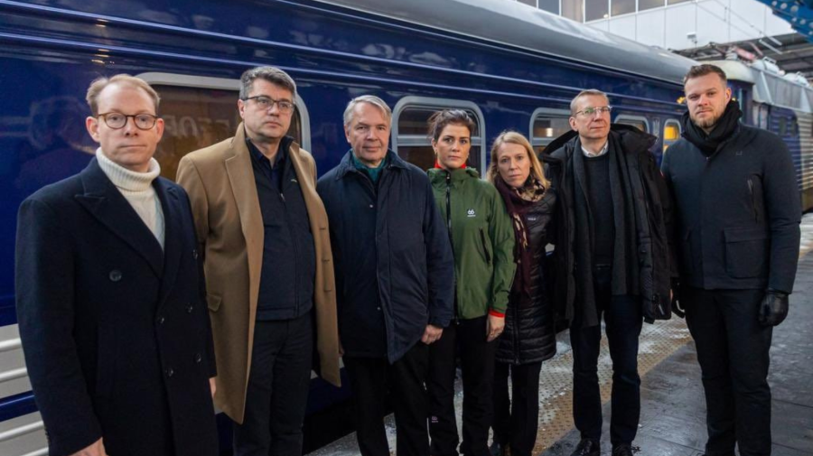 Miniștrii de Externe din șapte țări europene au sosit la Kiev! Vor discuta asistența suplimentară acordată Ucrainei