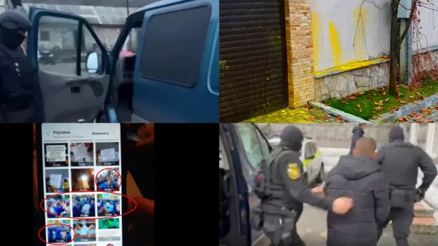 VIDEO Poliția publică interceptările activiștilor ȘOR și momentul vandalizării casei Procurorului General