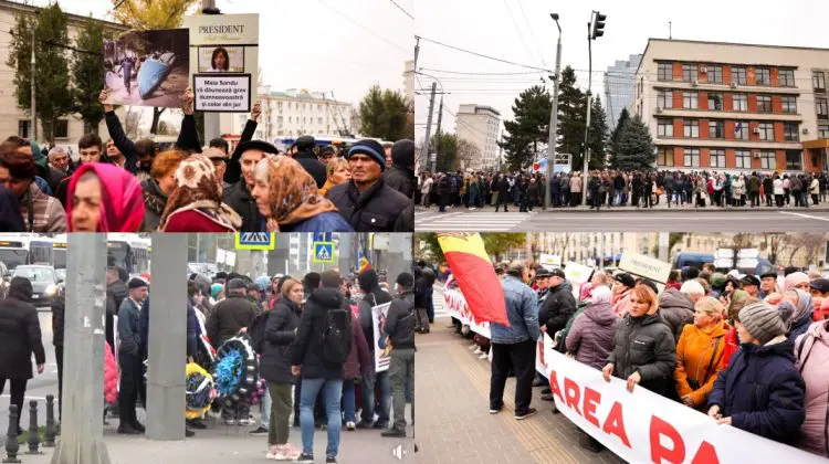 A opta duminică de proteste! Partidul ȘOR: „Poliția a interzis deplasarea spre capitală a 30.000 de oameni”