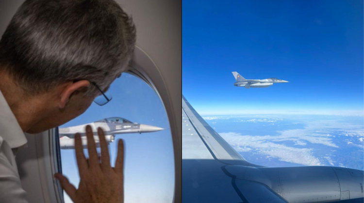 FOTO, VIDEO Secretarul general al NATO a ajuns la Bucureşti! Stoltenberg a fost escortat de avioane de luptă