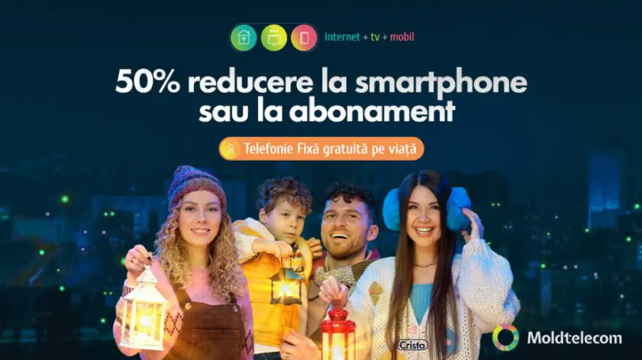 La Moldtelecom, iarna aceasta ninge cu oferte și reduceri!