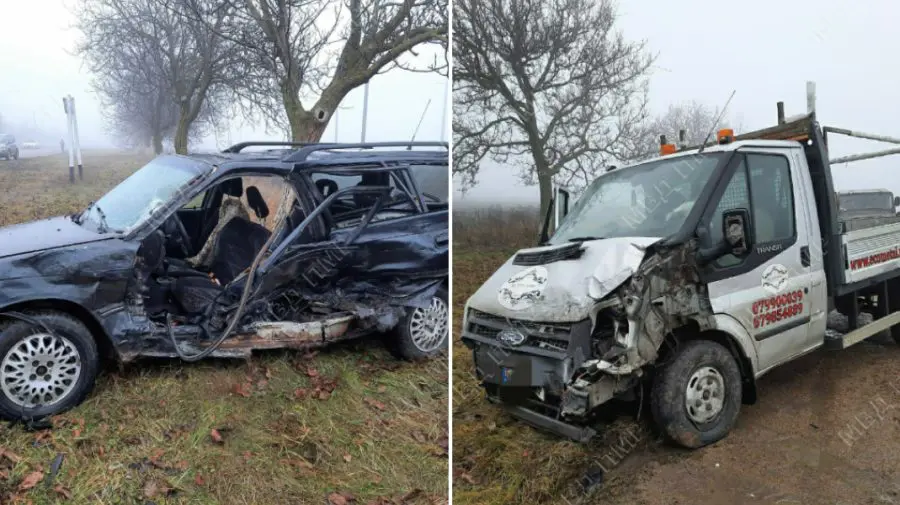 FOTO Impact violent la Dubăsari. Două persoane au ajuns în secția de terapie intensivă