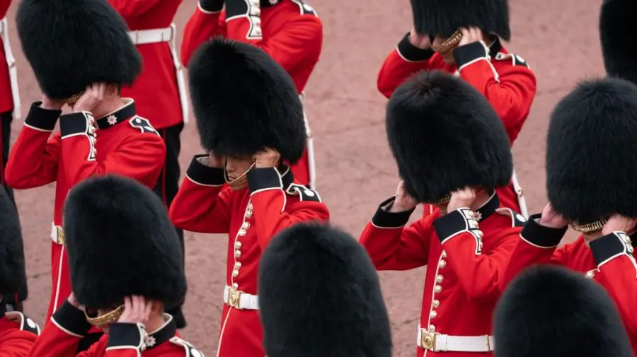 Scandal legat de căciulile Gărzii Regale britanice! Ar putea fi interzise