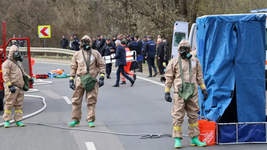 FOTO Cutremur de proporții, la Hîncești. Angajații IGSU au desfășurat aplicații de protecție civilă