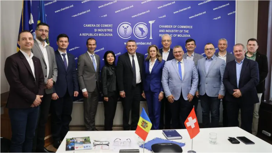 Camera de Comerț din Moldova, în discuții cu companii elvețiano-române despre oportunități de extindere