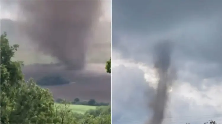 Tornadă în România: Populația a primit mesaje RO-Alert de vreme extremă