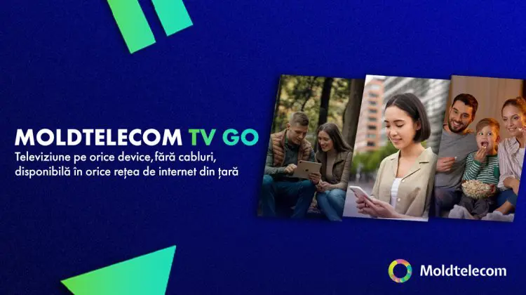Moldtelecom lansează TV GO – Televiziunea digitală, interactivă și fără contracte, accesibilă oriunde și oricând