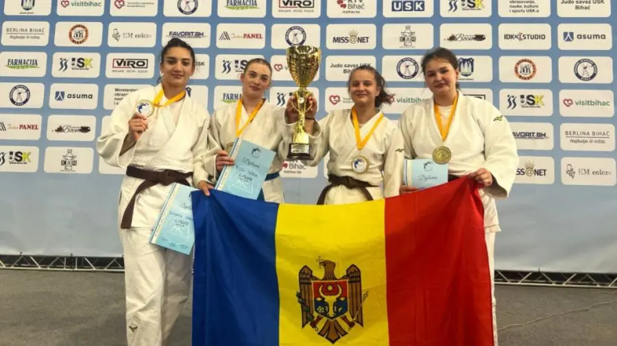 FOTO Performanță remarcabilă! Moldova a devenit campioană balcanică la judo la proba de echipe mixt