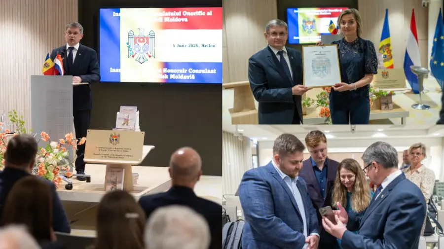 În Olanda, Grosu a vorbit despre promovarea culturii moldovenești și s-a întâlnit cu nepoții lui Vangheli