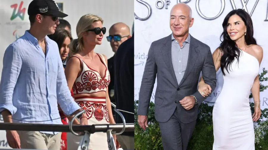 La Veneţia au început să sosească invitații VIP la nunta lui Jeff Bezos. Ivanka Trump a venit cu soțul și copiii