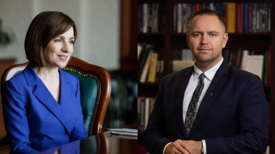 Maia Sandu l-a felicitat pe președintele ales al Poloniei și a reafirmat deschiderea pentru cooperare