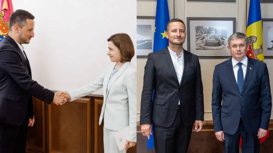 Maia Sandu și Igor Grosu, în dialog cu vicepreședintele Parlamentului European. Despre ce au discutat