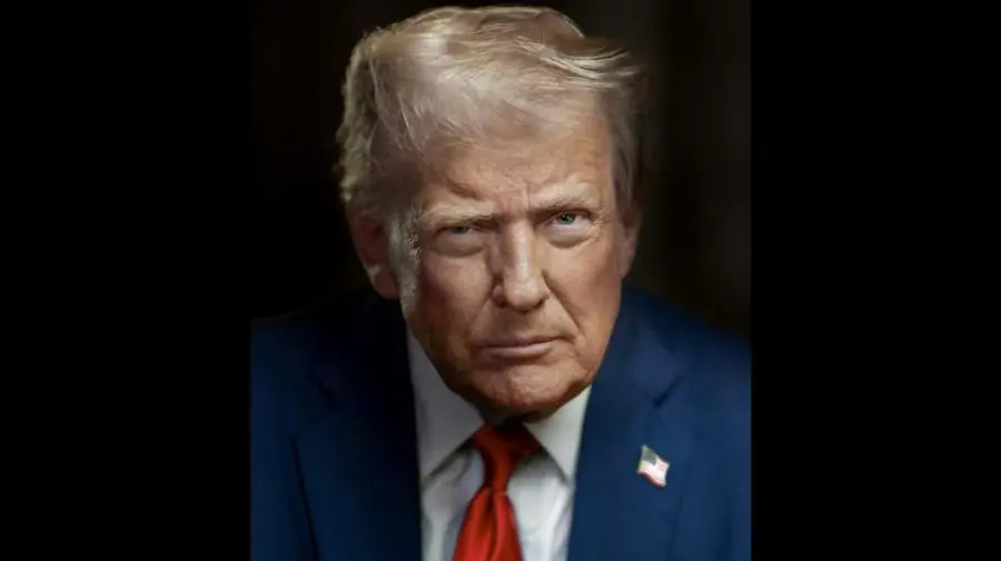 Noul portret oficial al lui Trump, publicat de Casa Albă, nu e chiar nou: doar au schimbat fundalul cu unul mai sumbru