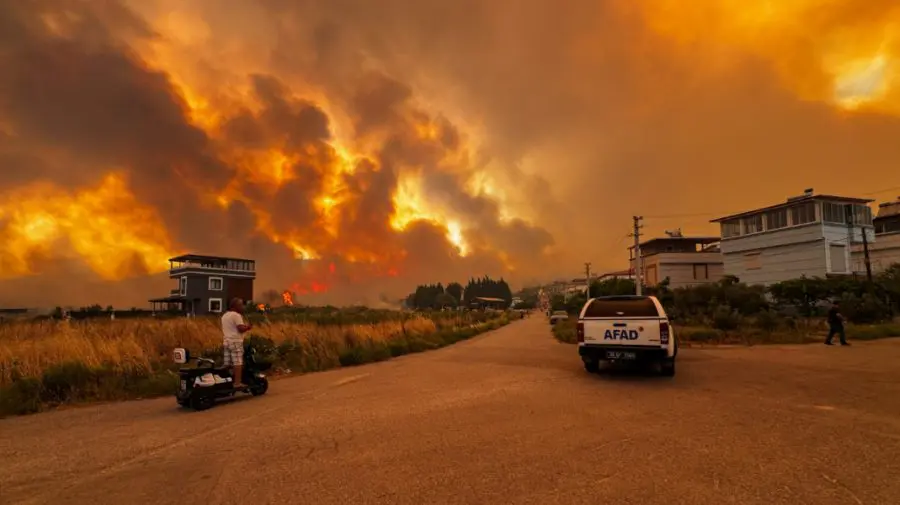 Incendii de vegetație în provincia Izmir din Turcia. 77 de focare au izbucnit în doar 24 de ore