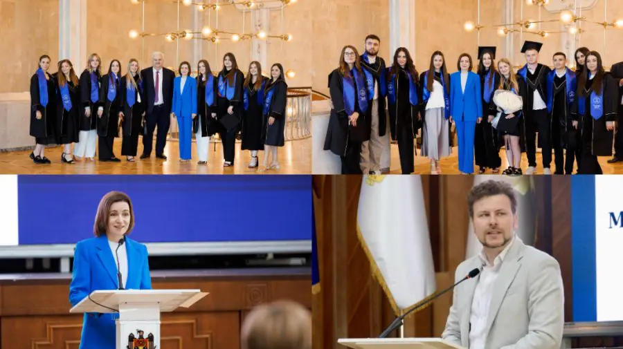 Peste 500 de absolvenți ai Facultății de Drept a USM și-au primit diplomele. Ce le-au transmis autoritățile