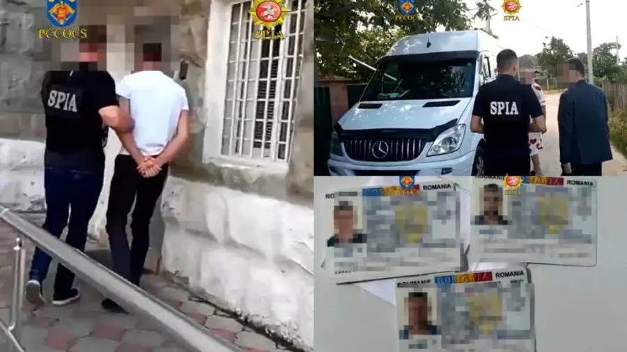 VIDEO Permis de conducere moldovenesc fals, vândut cu 350 de euro la Bălți. Un bărbat, reținut de SPIA