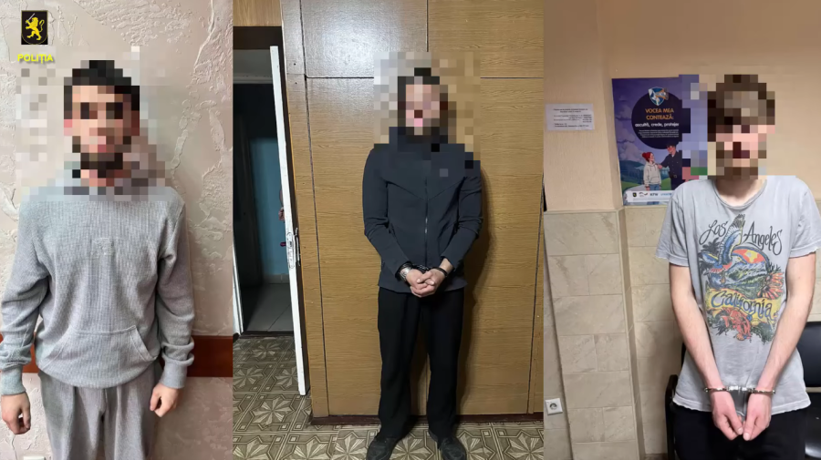 VIDEO Un tânăr a fost deposedat de telefon și card bancar. Polițiștii Capitalei au reținut suspecții