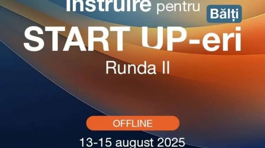 Tinerii antreprenori, invitați la instruiri gratuite la Bălți. Programul START UP revine în perioada 13–15 august