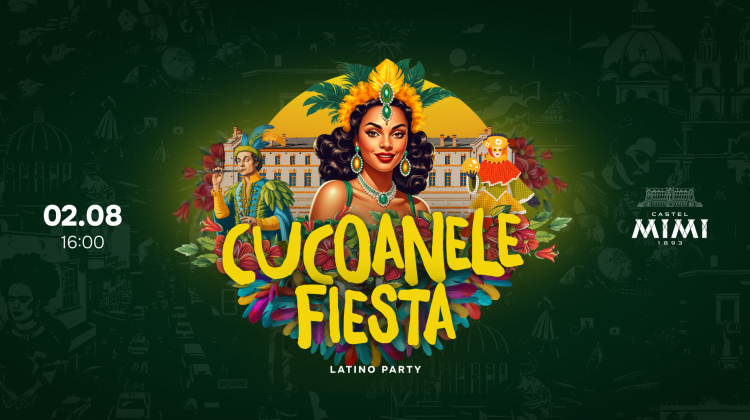 Cucoanele Fiesta la Castel Mimi – o mega-petrecere latino în stil columbian