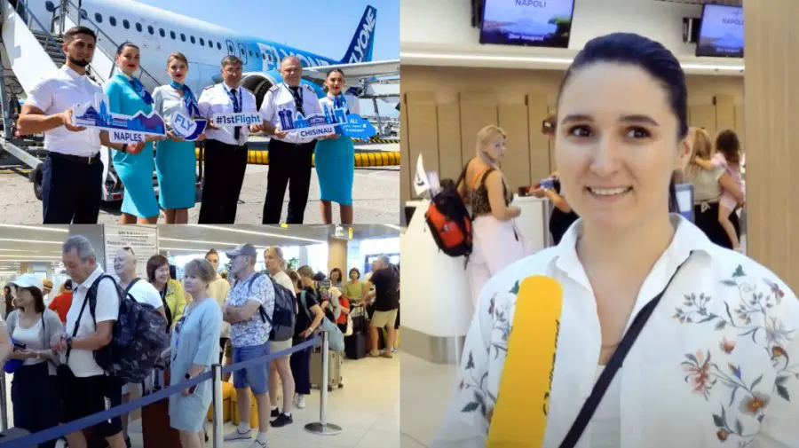 (VIDEO) FLYONE leagă Moldova de Italia prin noua rută Chișinău – Napoli