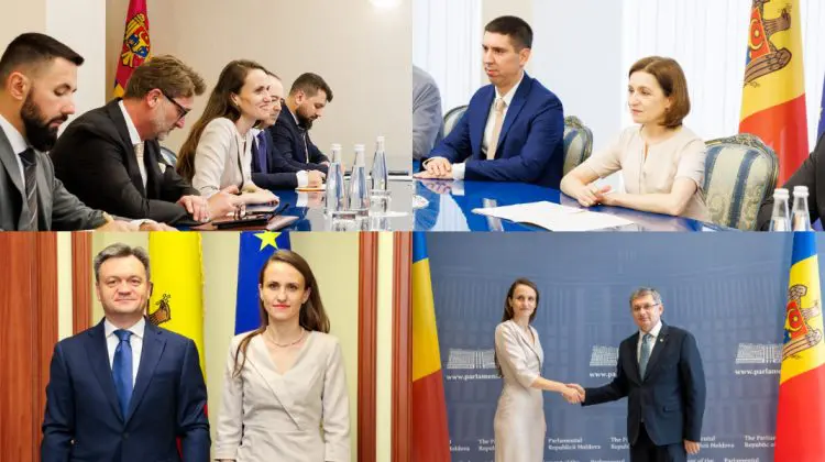 Conducerea țării, în dialog cu ministra română de Externe. Parcursul european al Moldovei, printre subiecte