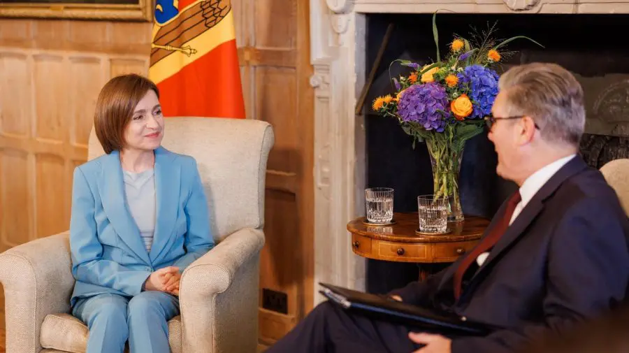 Maia Sandu și Keir Starmer: Parteneriat moldo-britanic consolidat prin investiții și sprijin pentru diasporă