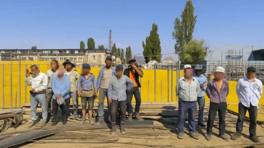 Muncă ilegală în capitală: 11 muncitori străini, depistați fără acte