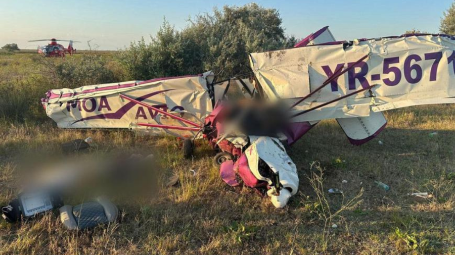 Doi morți, după prăbușirea unui avion în Delta Dunării. Una dintre victime scăpase vie după un alt accident aviatic