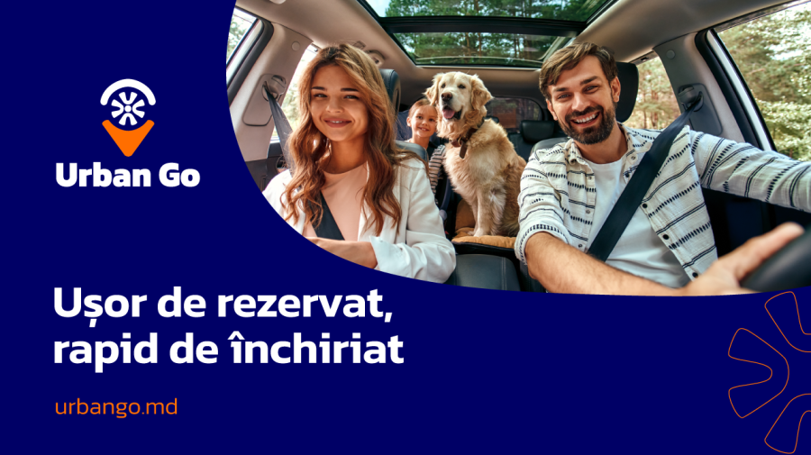 În Moldova se lansează o nouă companie de închirieri auto. Urban Go – închiriază ușor, călătorește plăcut!