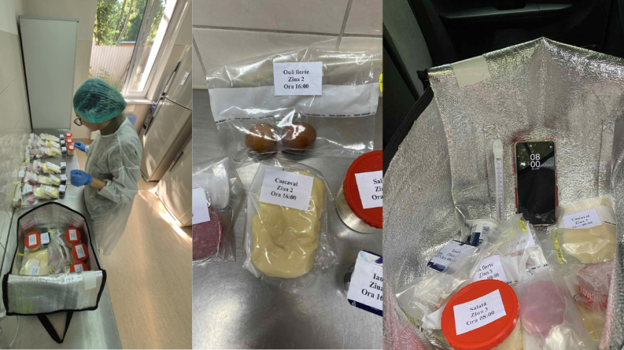 Experiment ANSA: Cât de repede se alterează salata cu maioneză, salamul și oul fiert pe caniculă