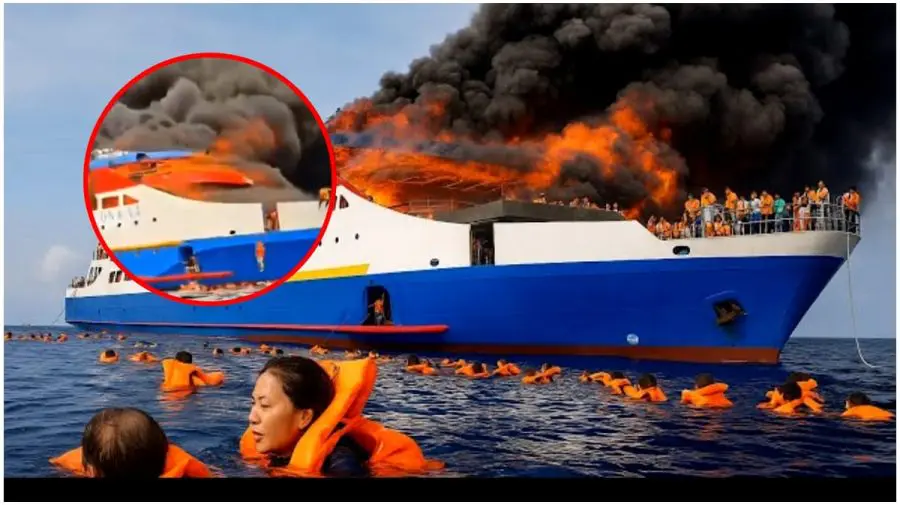 Indonezia: Un feribot a luat foc pe mare. Trei morți, 568 de persoane salvate