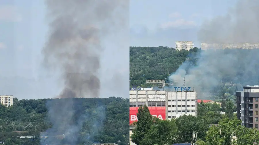 Pană de curent în Chișinău. IGSU: Un transformator electric a fost cuprins de flăcări