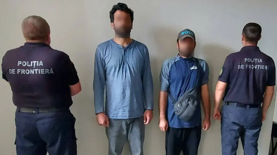 FOTO Trei migranți au încercat să treacă ilegal frontiera de stat. Unul fugea de război, ceilalți veneau cu taxiul