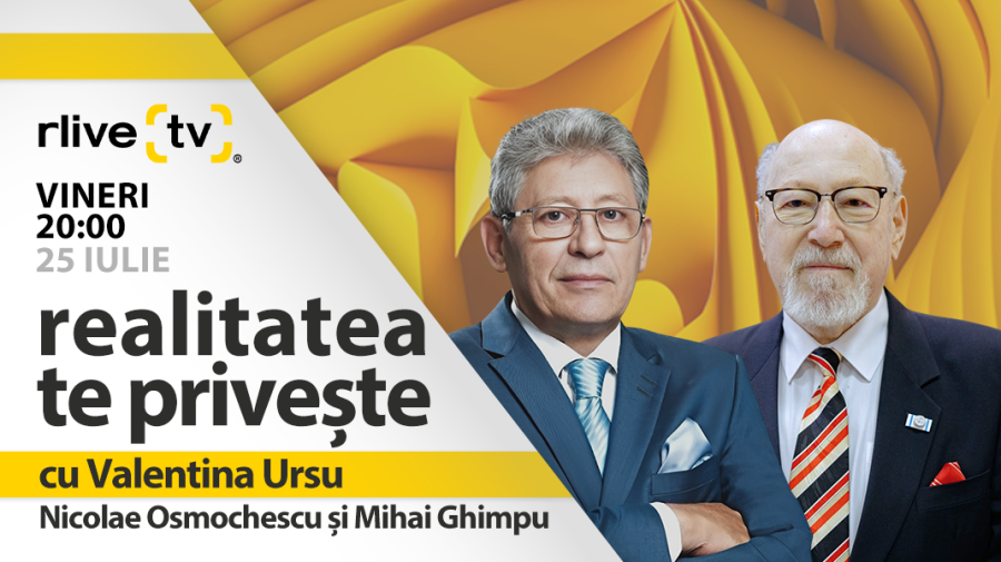 Nicolae Osmochescu și Mihai Ghimpu, invitați la „Realitatea te privește”, ediția din 25 iulie
