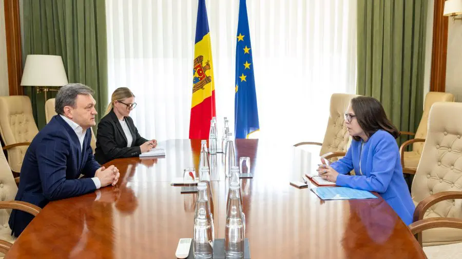 Dorin Recean a avut o întrevedere cu ambasadoarea Kelly Keiderling, la final de mandat în fruntea Misiunii OSCE