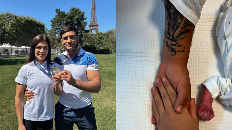 Prima fotografie făcută publică de „sportiva de aur” Anastasia Nichita cu fiica ei