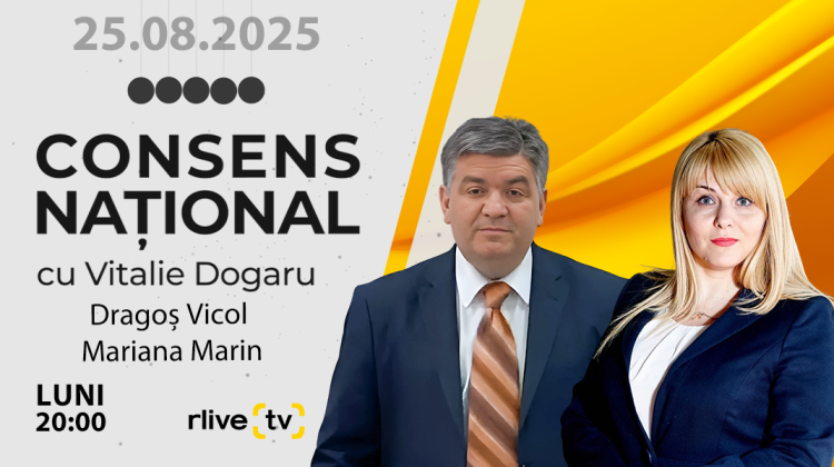 „Consens Național”: Starea limbii române în Republica Moldova. Luni, la RLIVE TV